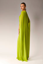 Load image into Gallery viewer, Smocked cape dress.
Maxi cape dress.
Maxi dress.
Evening dress.