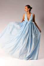 Load image into Gallery viewer, Maxi plated dress.
Maxi cotton dress.
Maxi low back dress.
