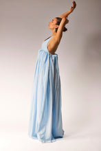 Load image into Gallery viewer, Maxi plated dress.
Maxi cotton dress.
Maxi low back dress.