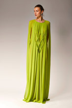 Load image into Gallery viewer, Smocked cape dress.
Maxi cape dress.
Maxi dress.
Evening dress.