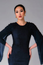 Load image into Gallery viewer, Navy blue dress