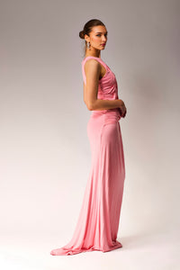 Pink Bamboo smocked dress.
Maxi Dress