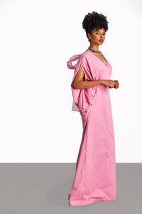 Maxi pink dress