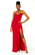 Load image into Gallery viewer, Red slip dress